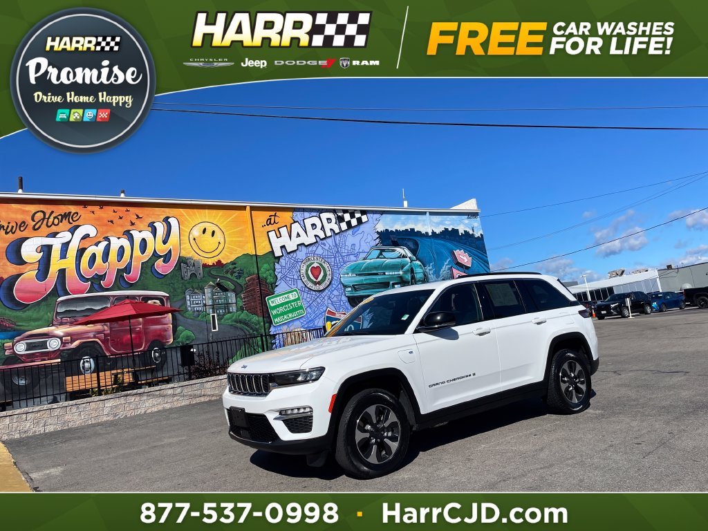 Certified Used 2024 White Jeep 4xe image 1