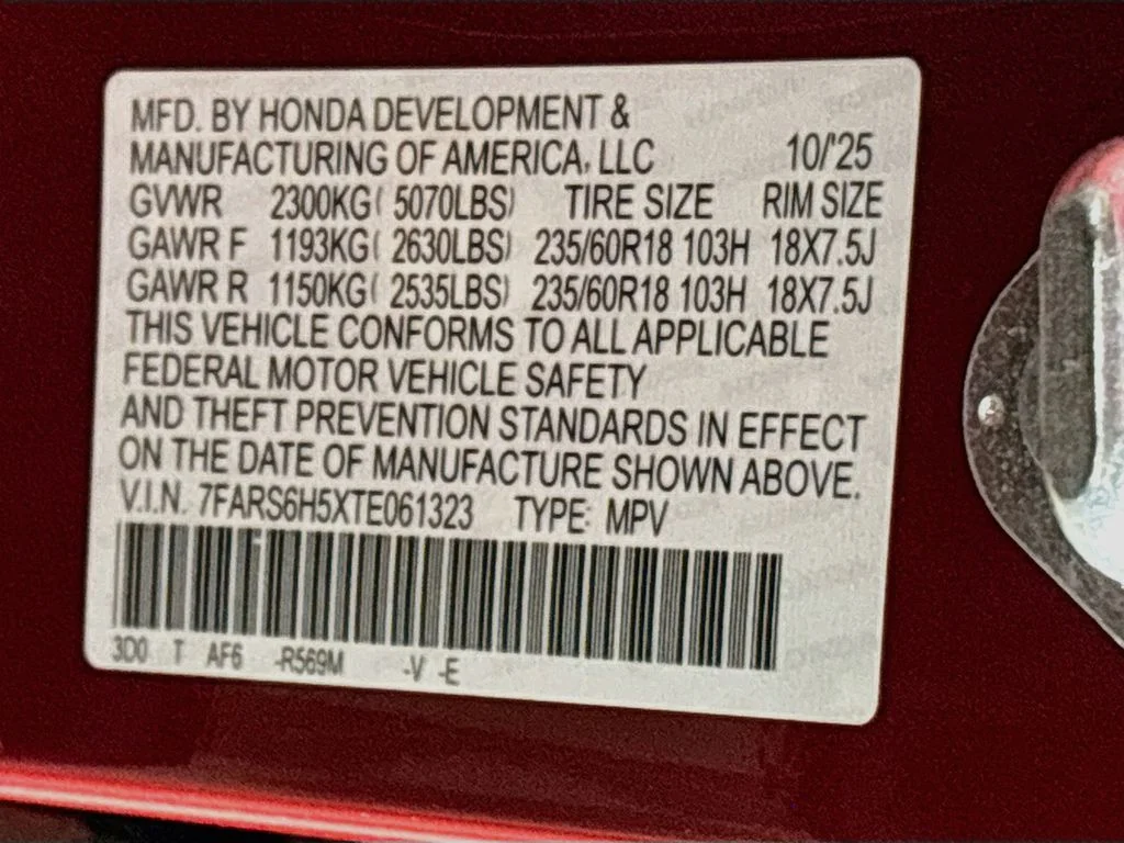 Used 2026 Radiant Red Metallic Honda Sport image 25
