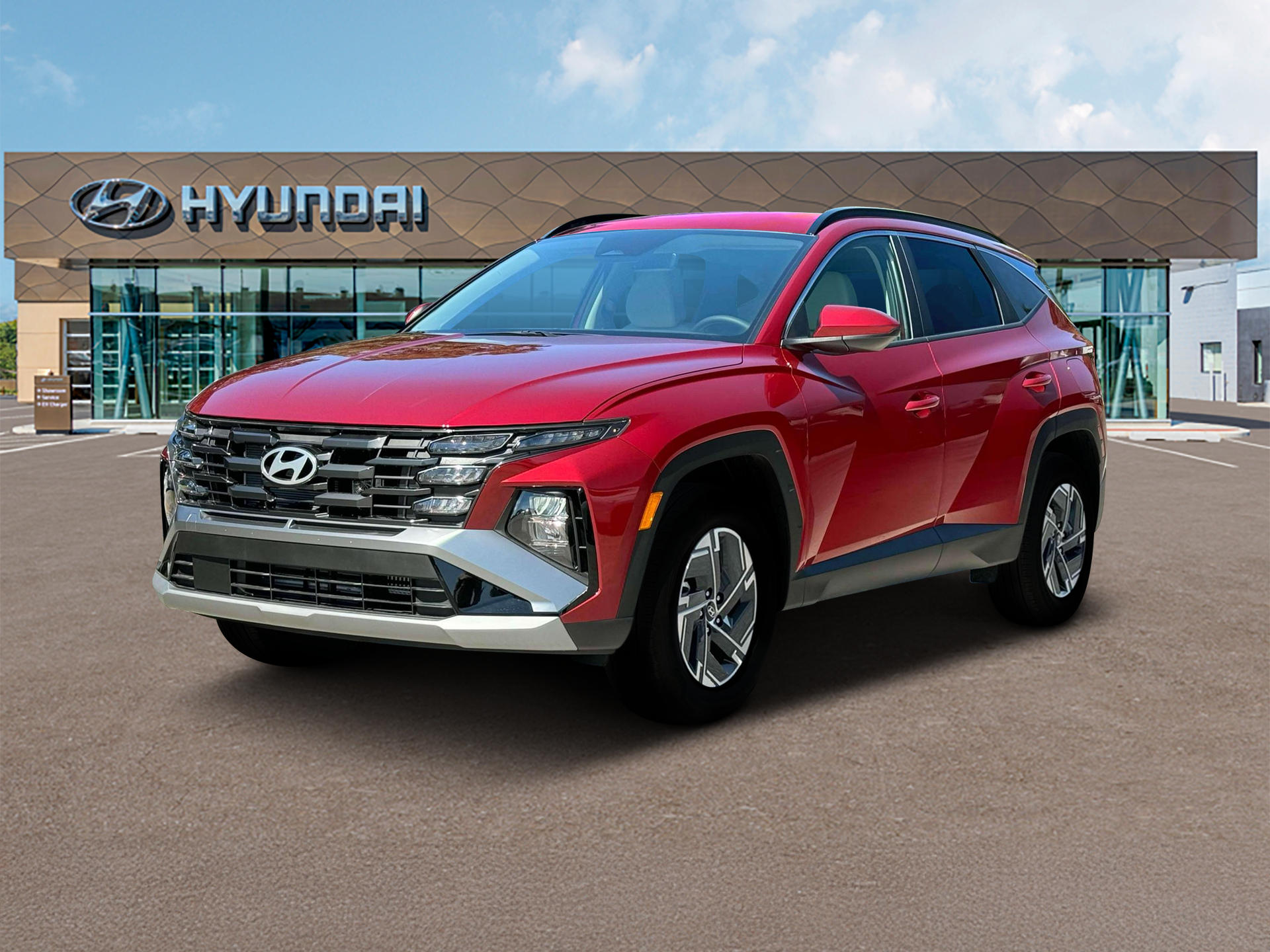 New 2025 Red Hyundai Blue image 1