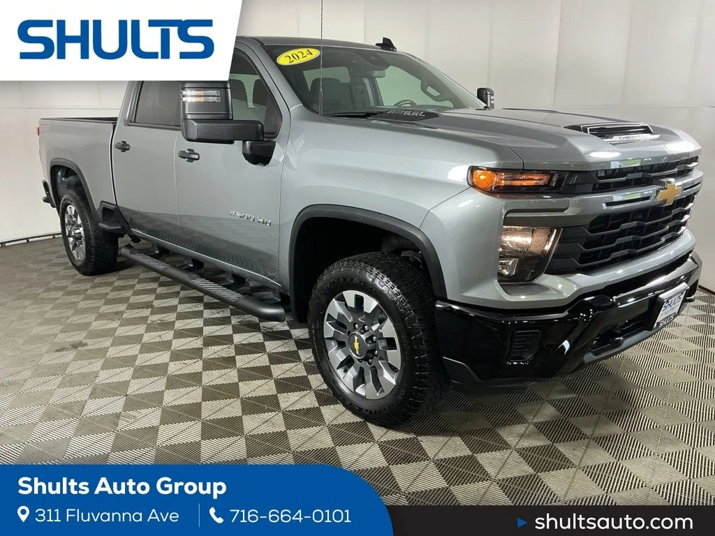 Certified Used 2024 Gray Chevrolet Custom image 1