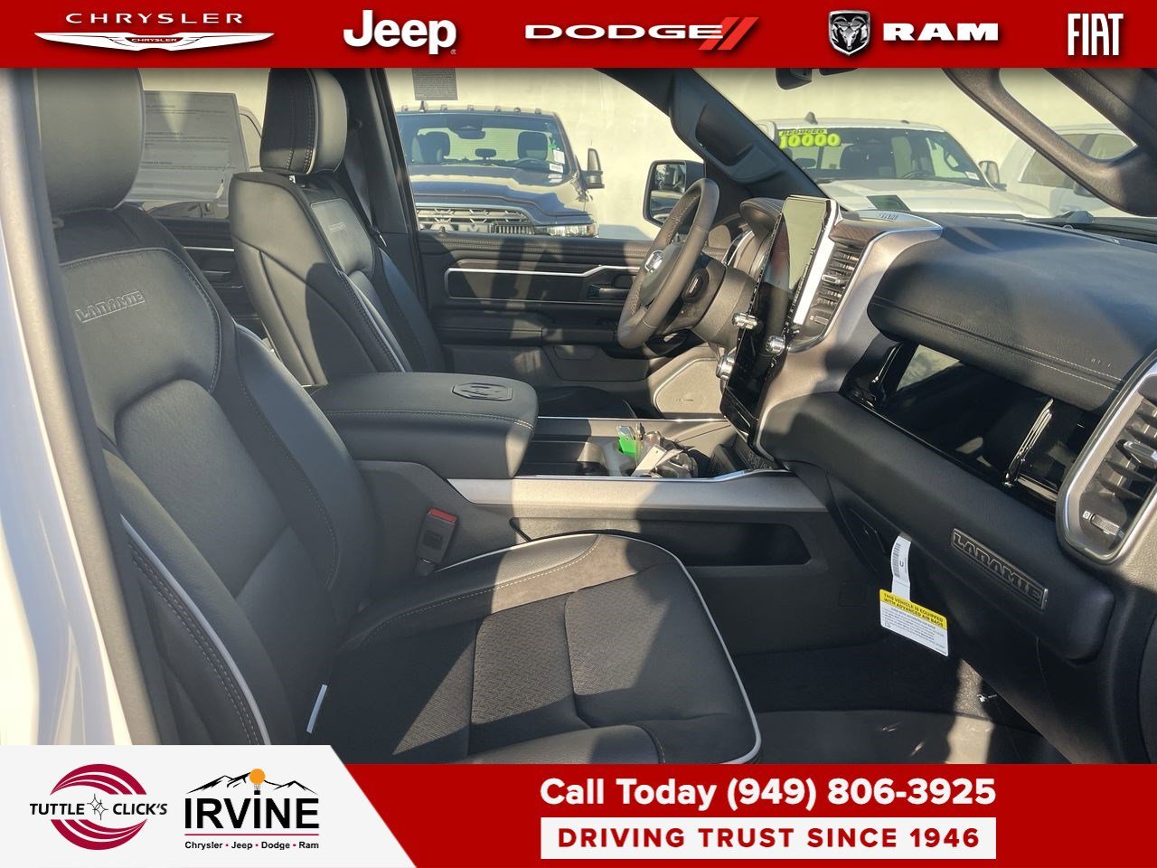 New 2026 Bright White Clear-Coat Exterior Paint RAM Laramie image 16