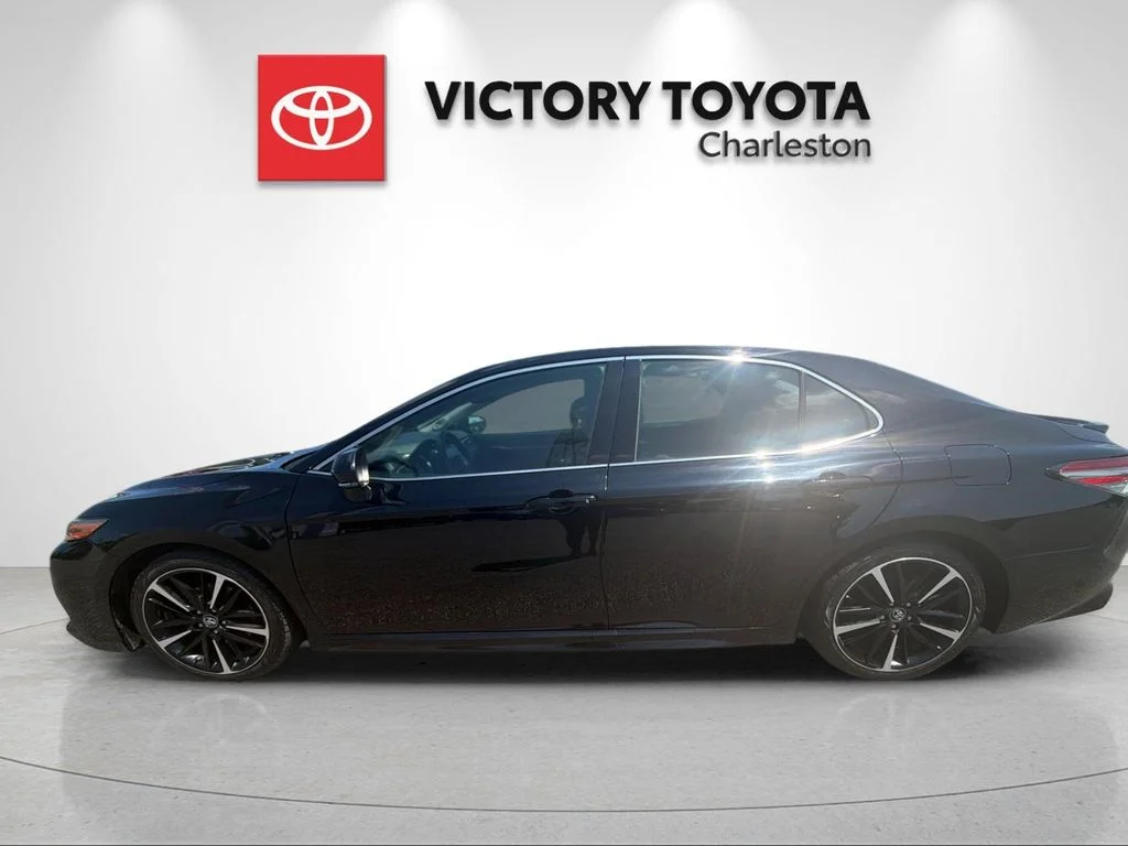 Used 2018 Black Toyota XSE V6 image 2