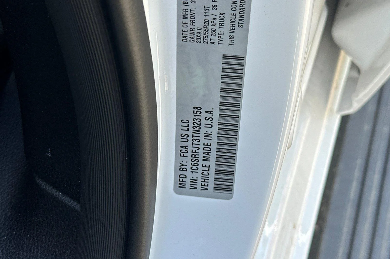 New 2026 Bright White Clear-Coat Exterior Paint RAM Laramie image 27