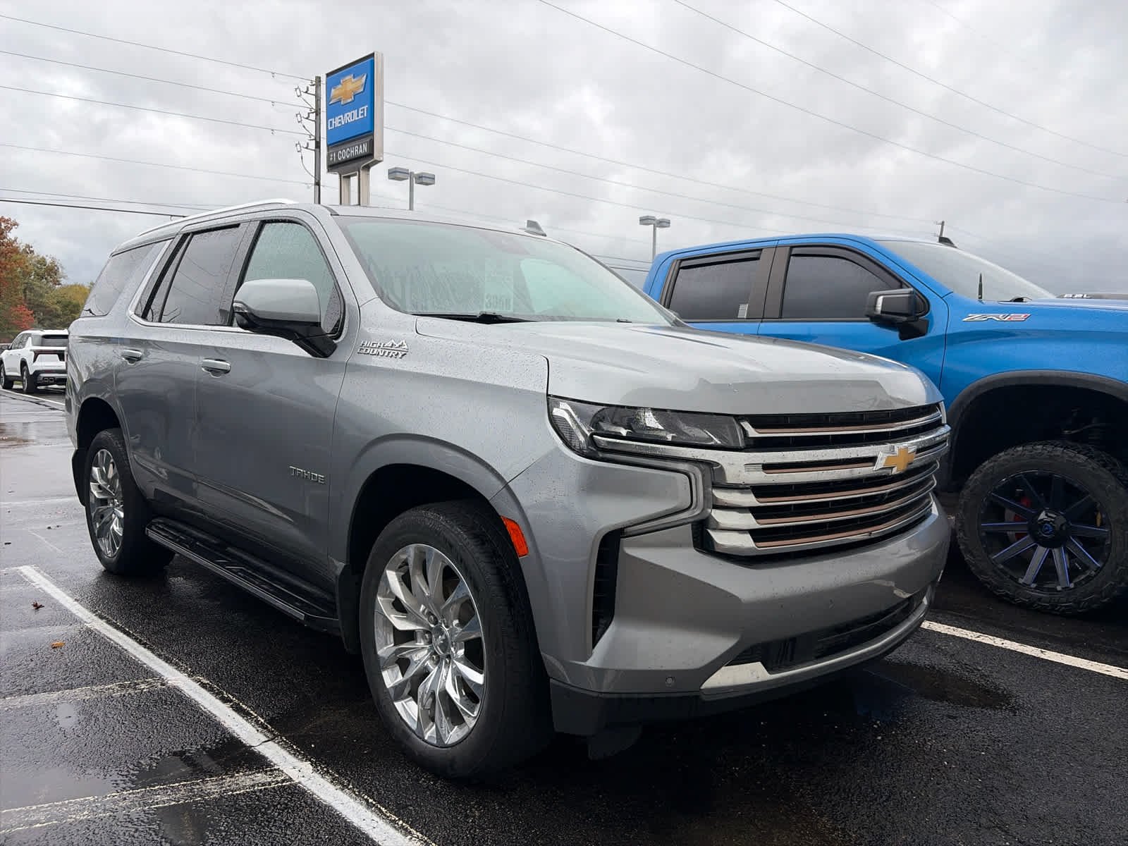 Used 2024 Sterling Gray Metallic Chevrolet High Country image 2