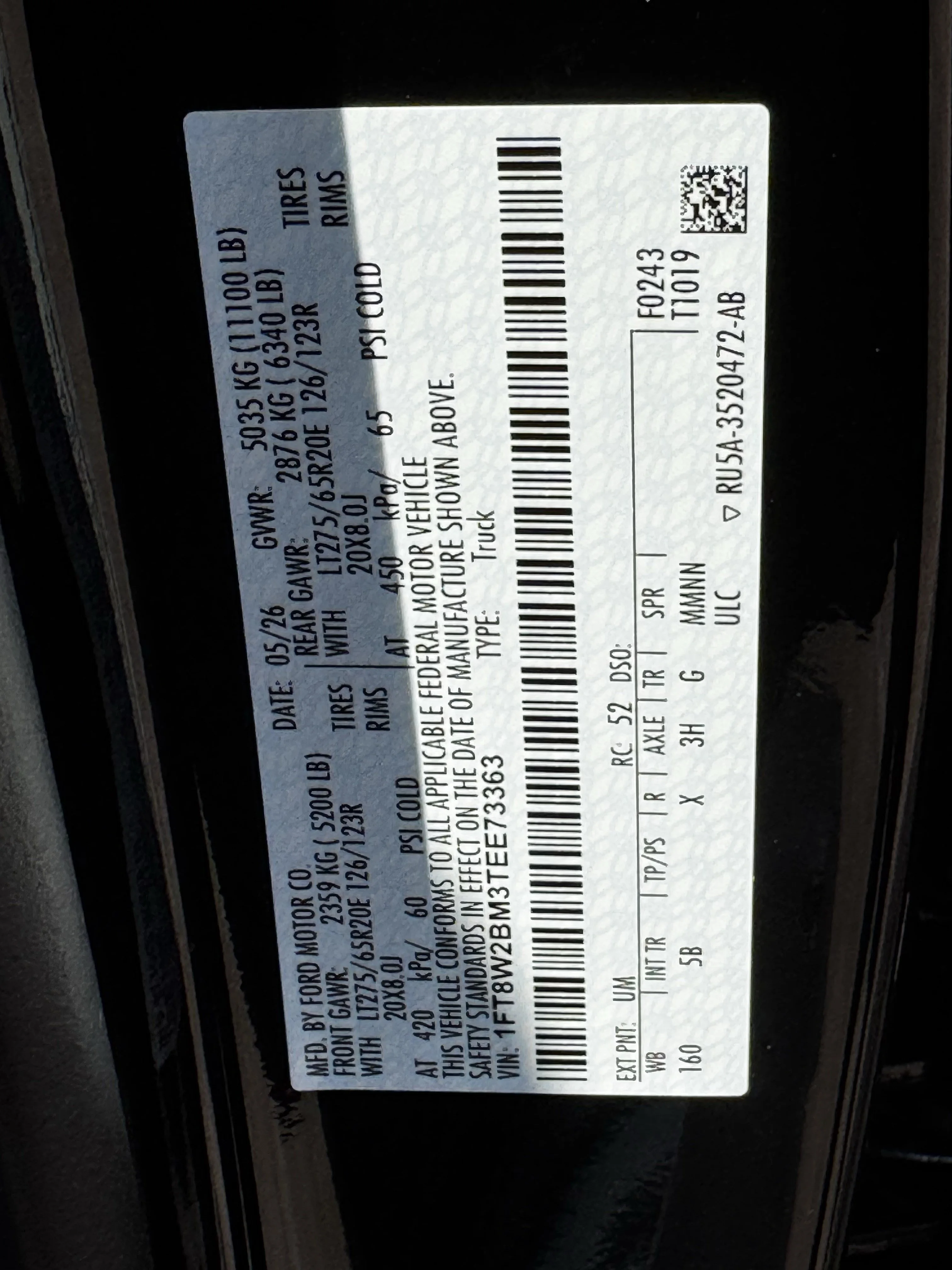 New 2026 Agate Black Metallic Ford LARIAT image 22