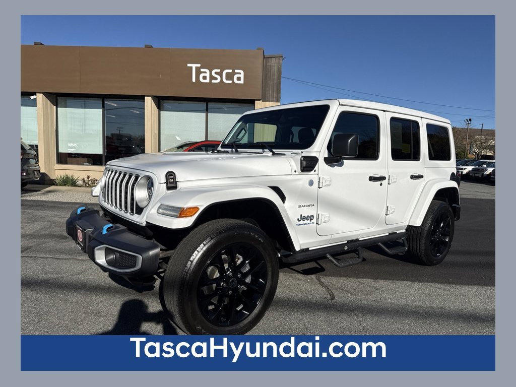 Used 2024 White Jeep Sahara 4xe image 1
