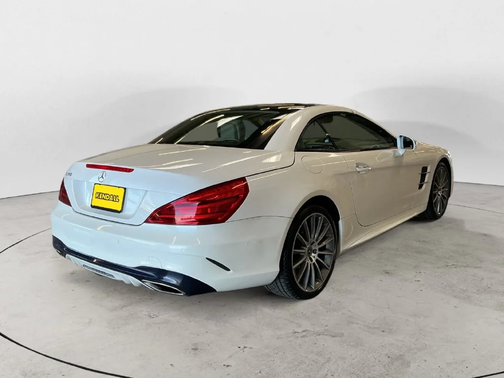 Used 2019 White Mercedes-Benz SL 550 image 8
