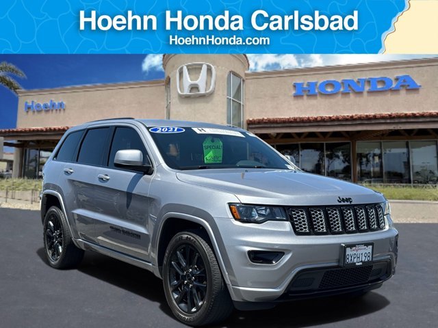 Used 2021 Silver Jeep Laredo X image 1