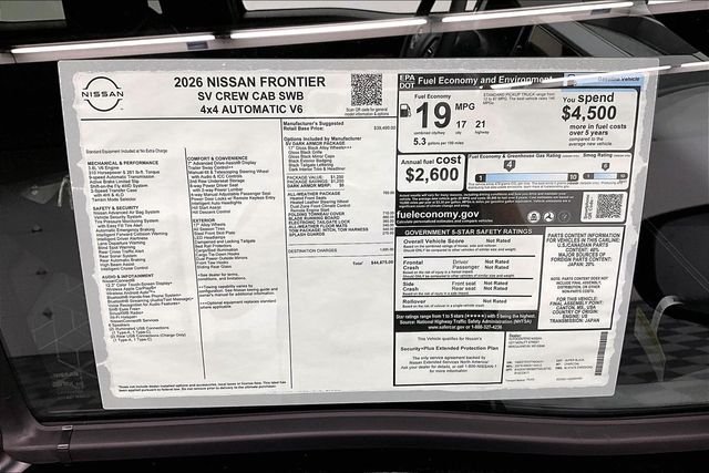2026 Nissan Frontier SV - Photo 39