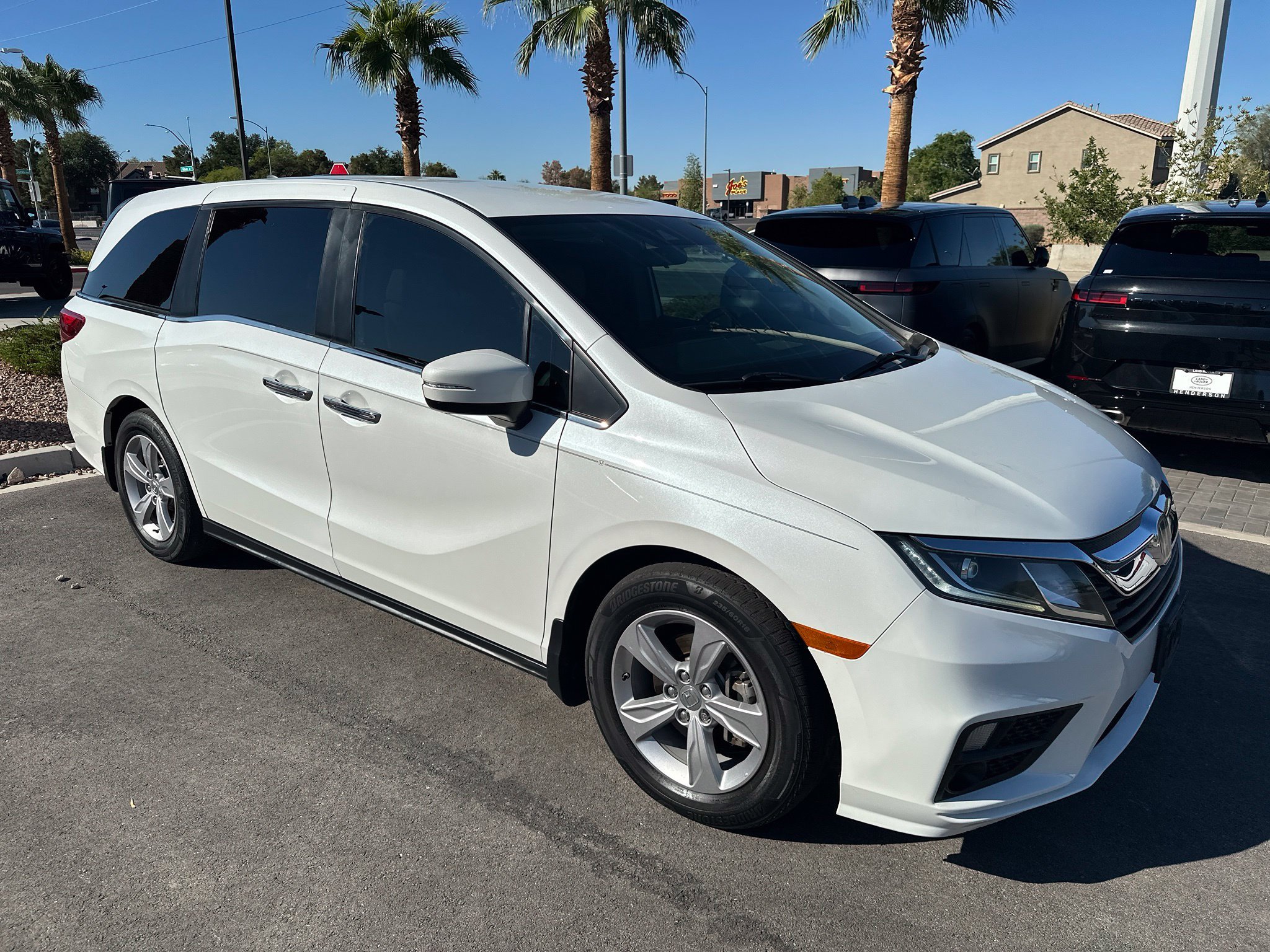 Used 2020 Platinum White Pearl Honda EX image 2