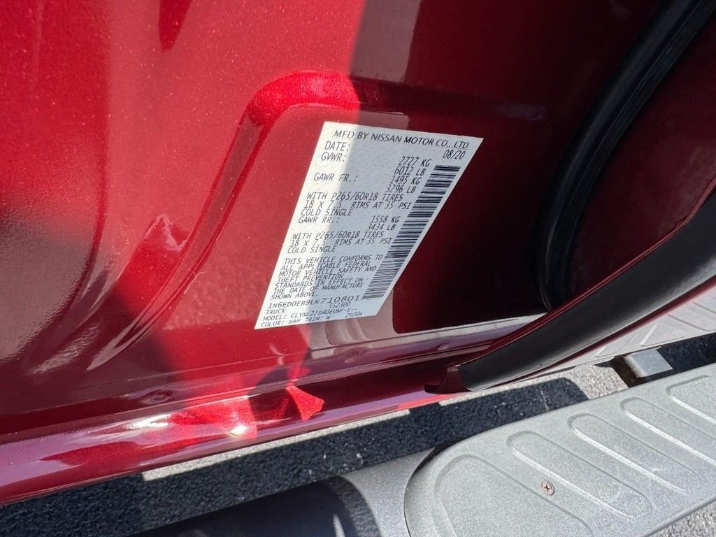 Used 2020 Red Nissan SV image 24