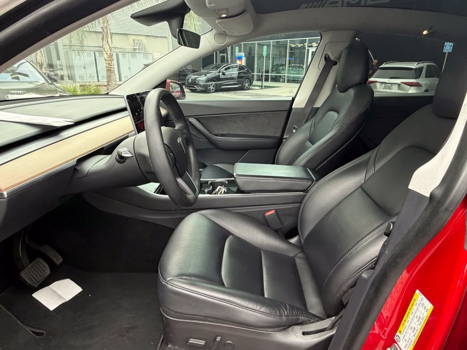 Used 2020 Red Multi-Coat Tesla Performance image 6