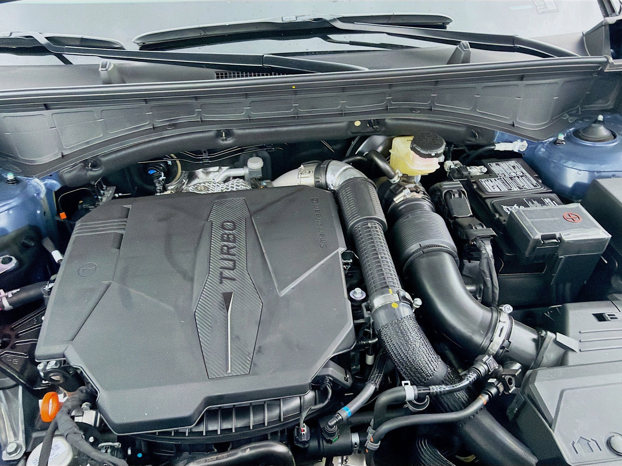 New 2026 Atlantis Blue Hyundai SEL FWD image 46
