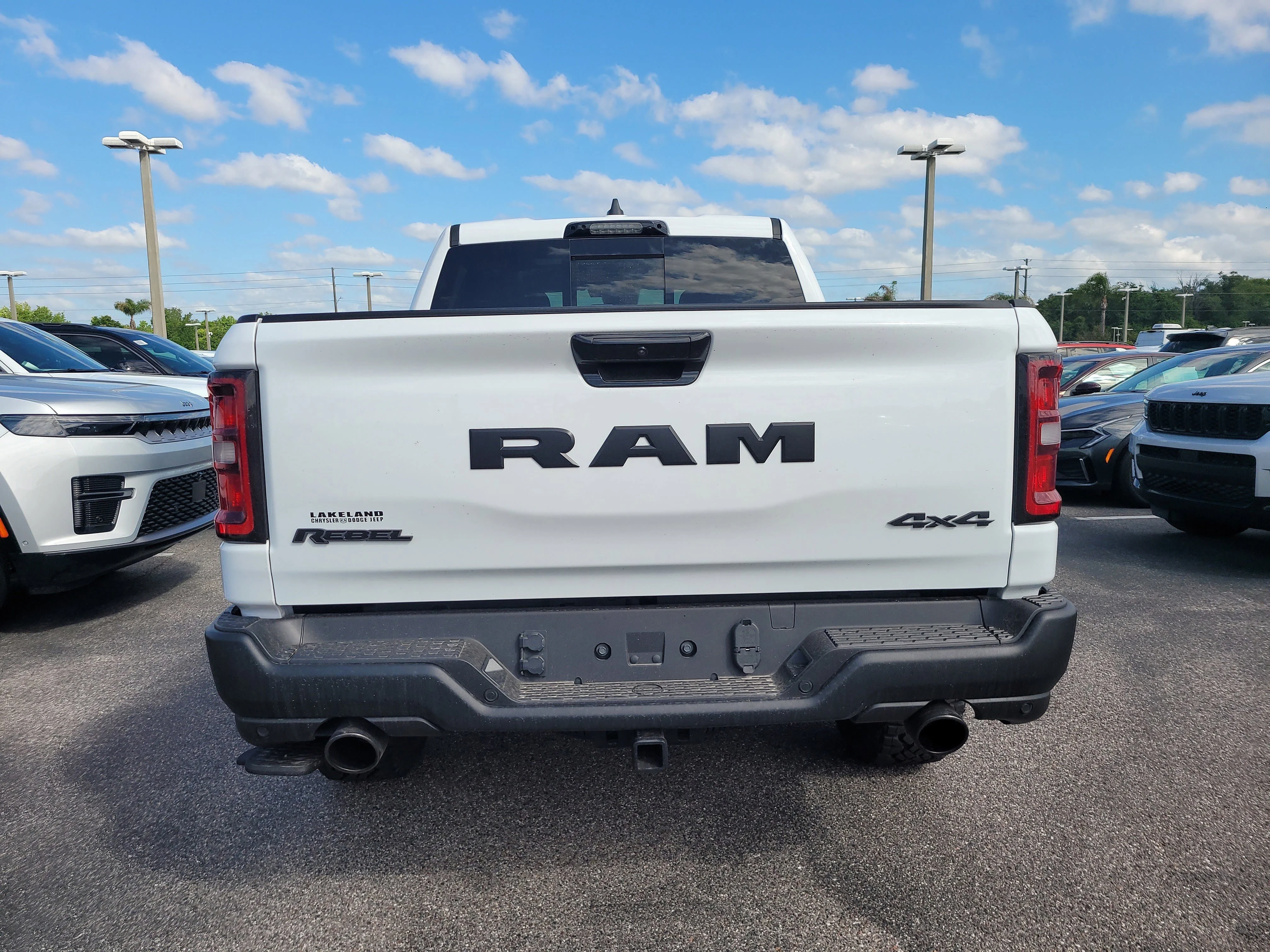 New 2026 Bright White Clearcoat Ram Rebel image 7