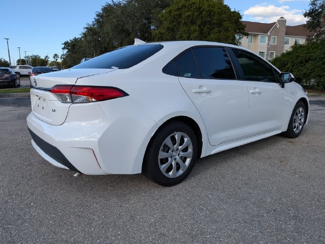 Used 2021 White Toyota LE image 4