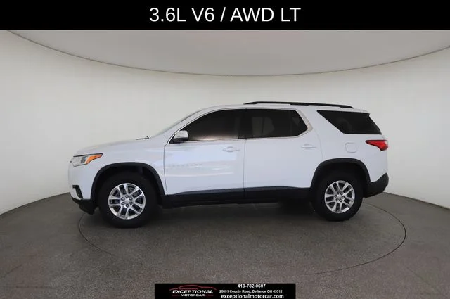 Used 2021 White Chevrolet 3LT W/Leather image 6
