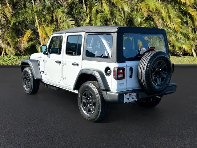New 2026 Bright White Clear-Coat Exterior Paint Jeep Sport image 3