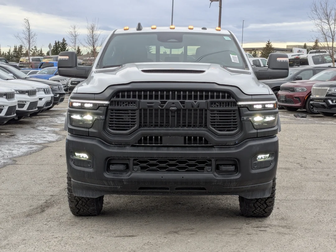 New 2026 White RAM Rebel - - 4x4 - 6.7L Cummins HO Diesel - Level 1 Grp - 5th Wheel Tow Grp & More! image 3