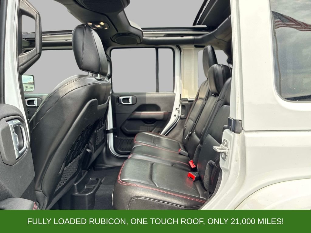 Used 2021 White Jeep Unlimited Rubicon image 16
