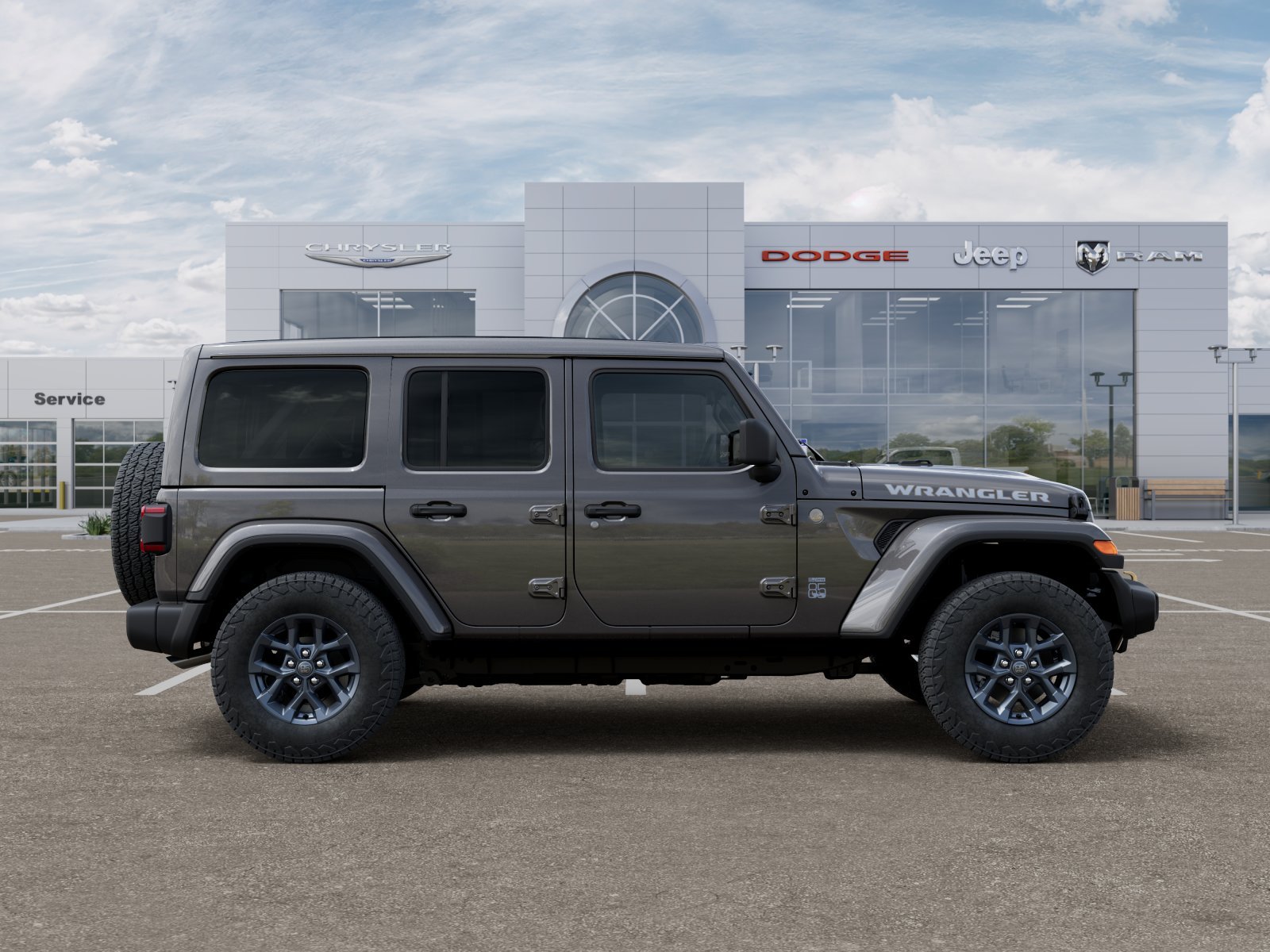 New 2026 Granite Crystal Metallic Clear-Coat Exterior Paint Jeep 85th Anniversary Edition image 21