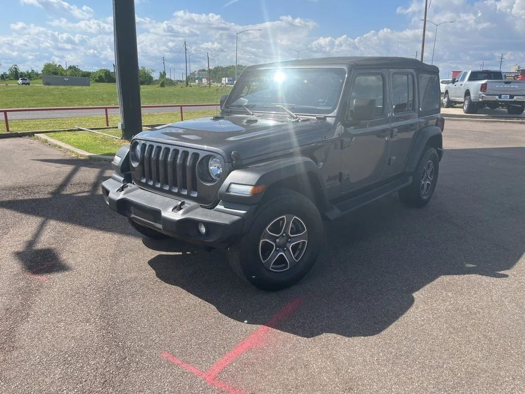 Used 2021 Gray Jeep Unlimited Sport S image 12