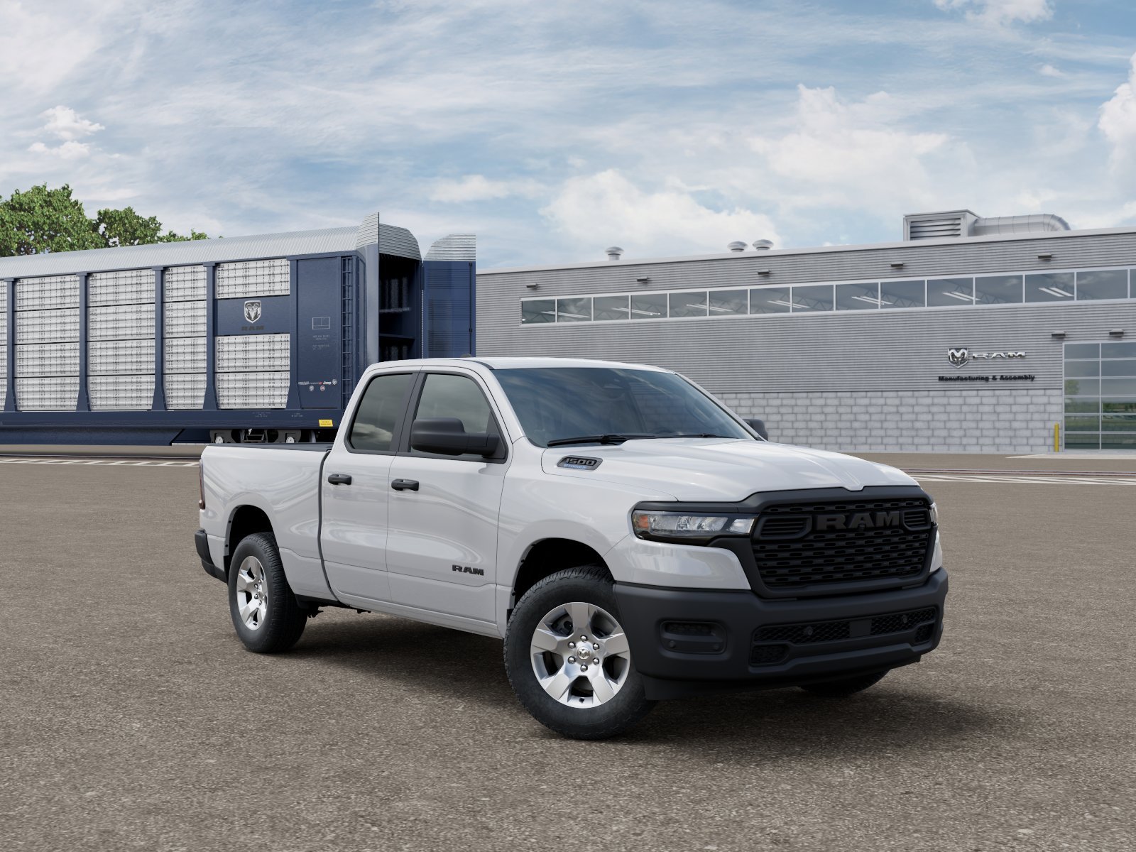 New 2026 Bright White Clear-Coat Exterior Paint RAM TRADESMAN image 3