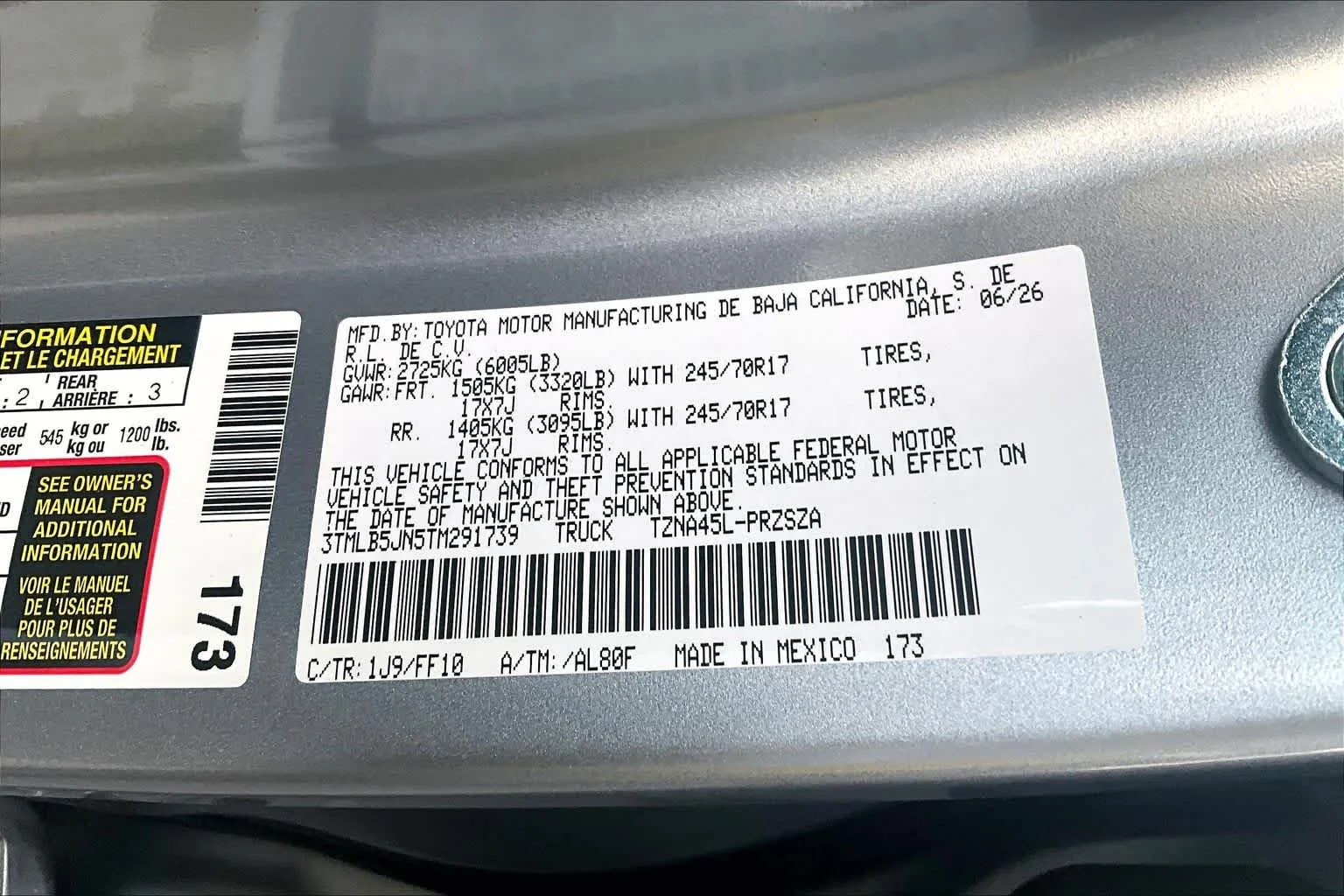 New 2026 Celestial Silver Metallic Toyota SR5 image 18