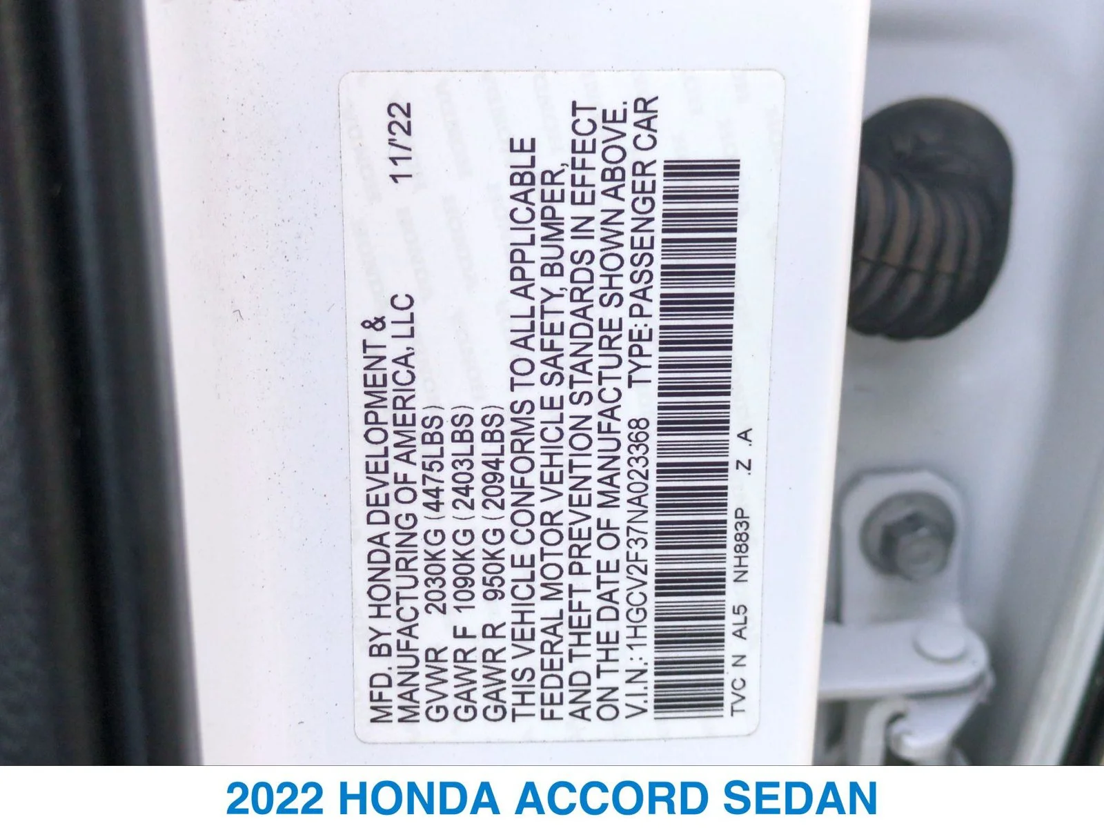 Certified Used 2022 White Honda Sport 2.0T image 26