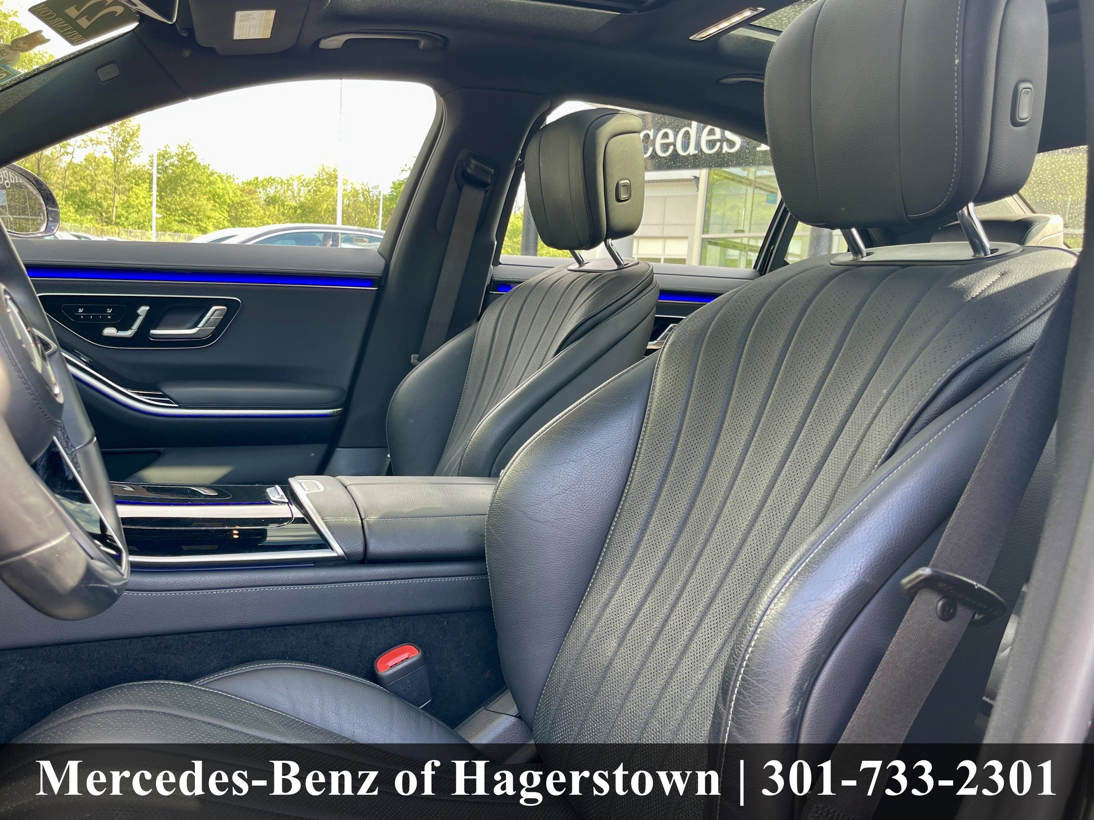 Certified Used 2022 Obsidian Black Mercedes-Benz S 500 4MATIC® Sedan image 8