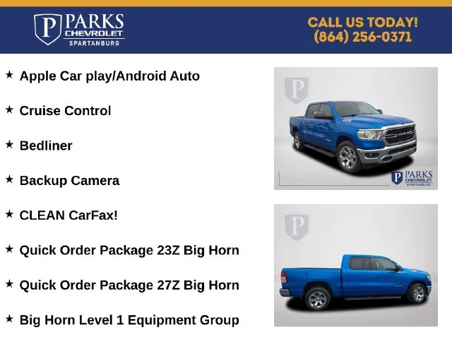 Used 2021 Blue Ram Big Horn/Lone Star image 5