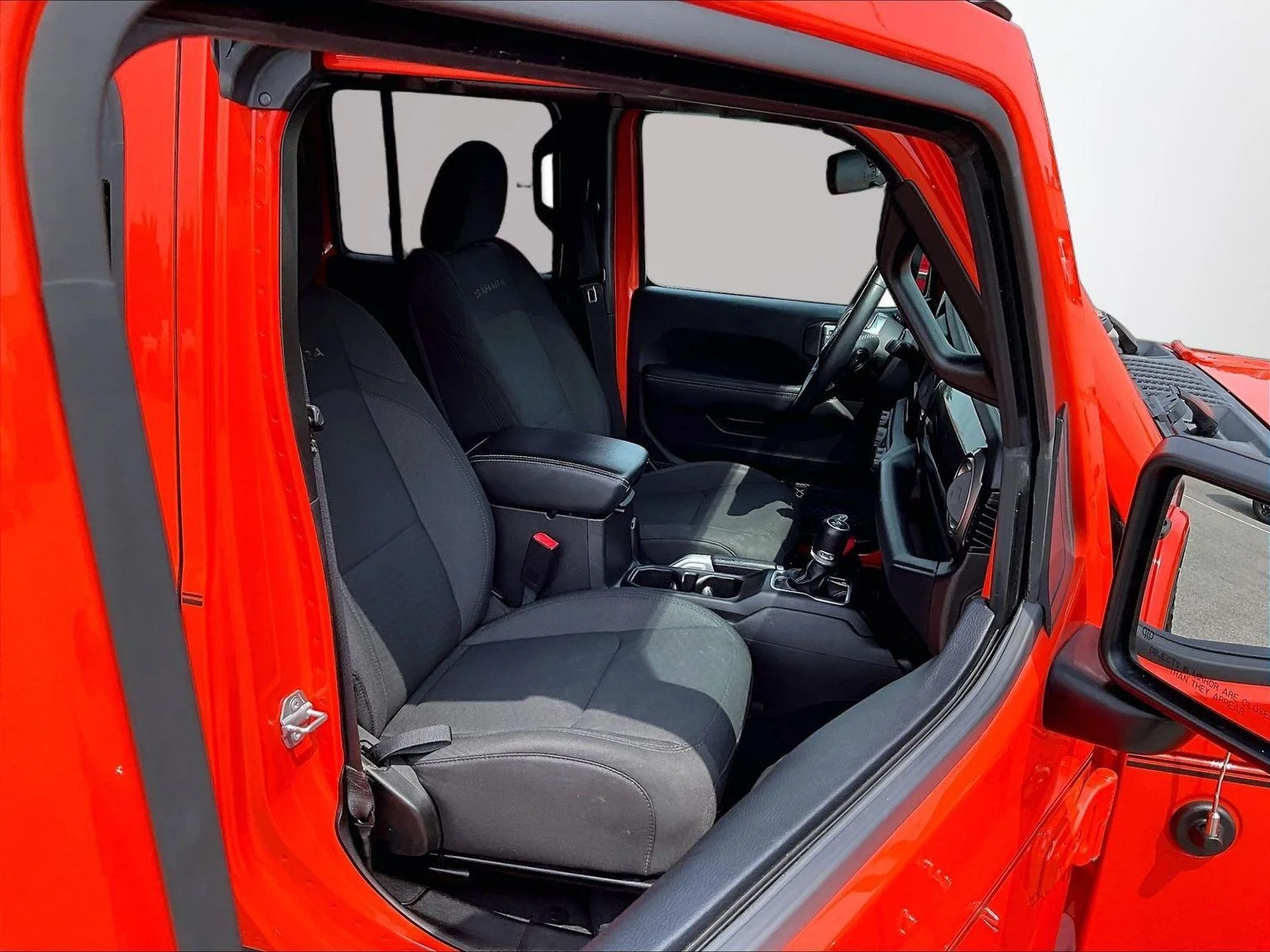 Used 2018 Orange Jeep Unlimited Sahara image 8