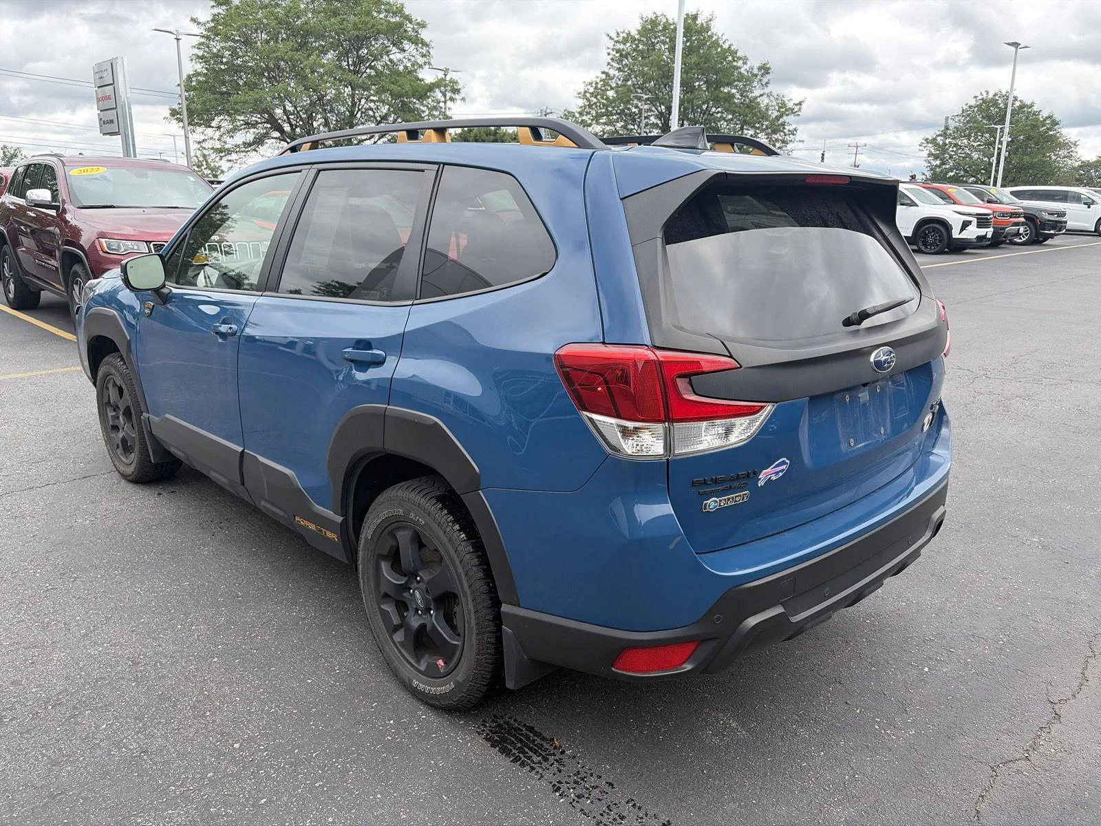 Used 2024 Geyser Blue Subaru Wilderness image 4