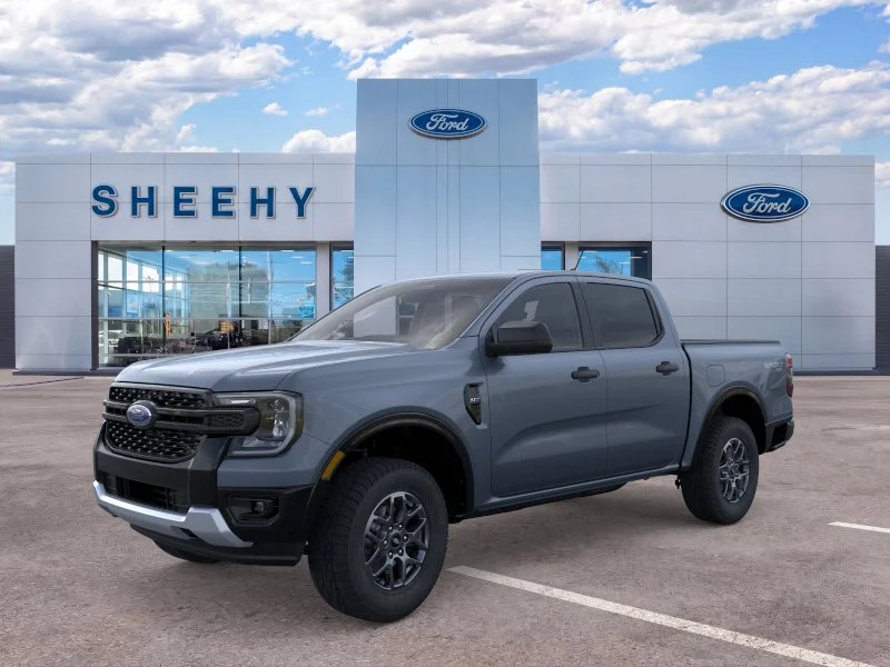 New 2025 Azure Gray Metallic Tri-coat Ford XLT image 3
