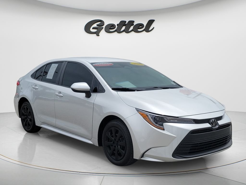 Certified Used 2025 Silver Toyota LE image 3