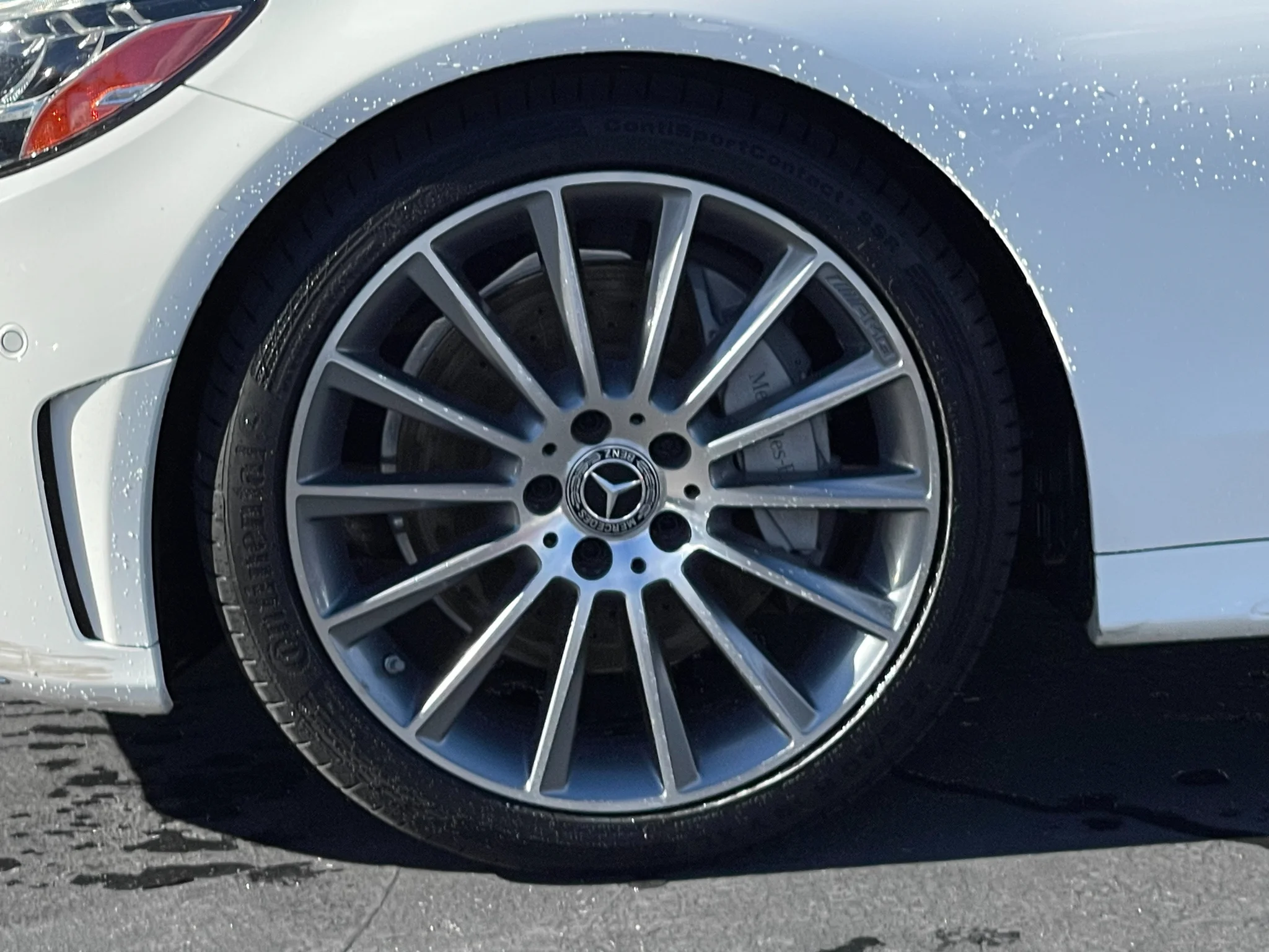 Used 2020 POLAR WHITE Mercedes-Benz C300 image 3