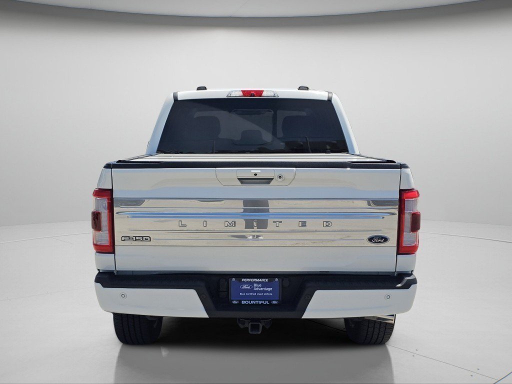 Certified Used 2022 White Metallic Ford Limited image 27