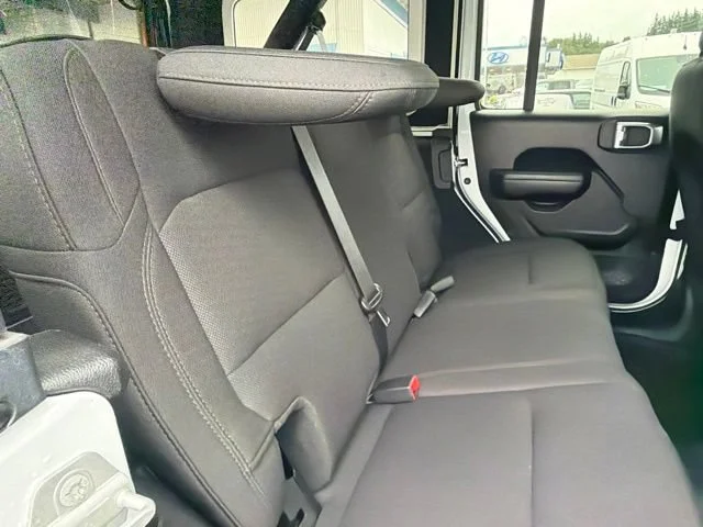 Used 2021 Bright White Clearcoat Jeep Unlimited Sport Altitude image 13