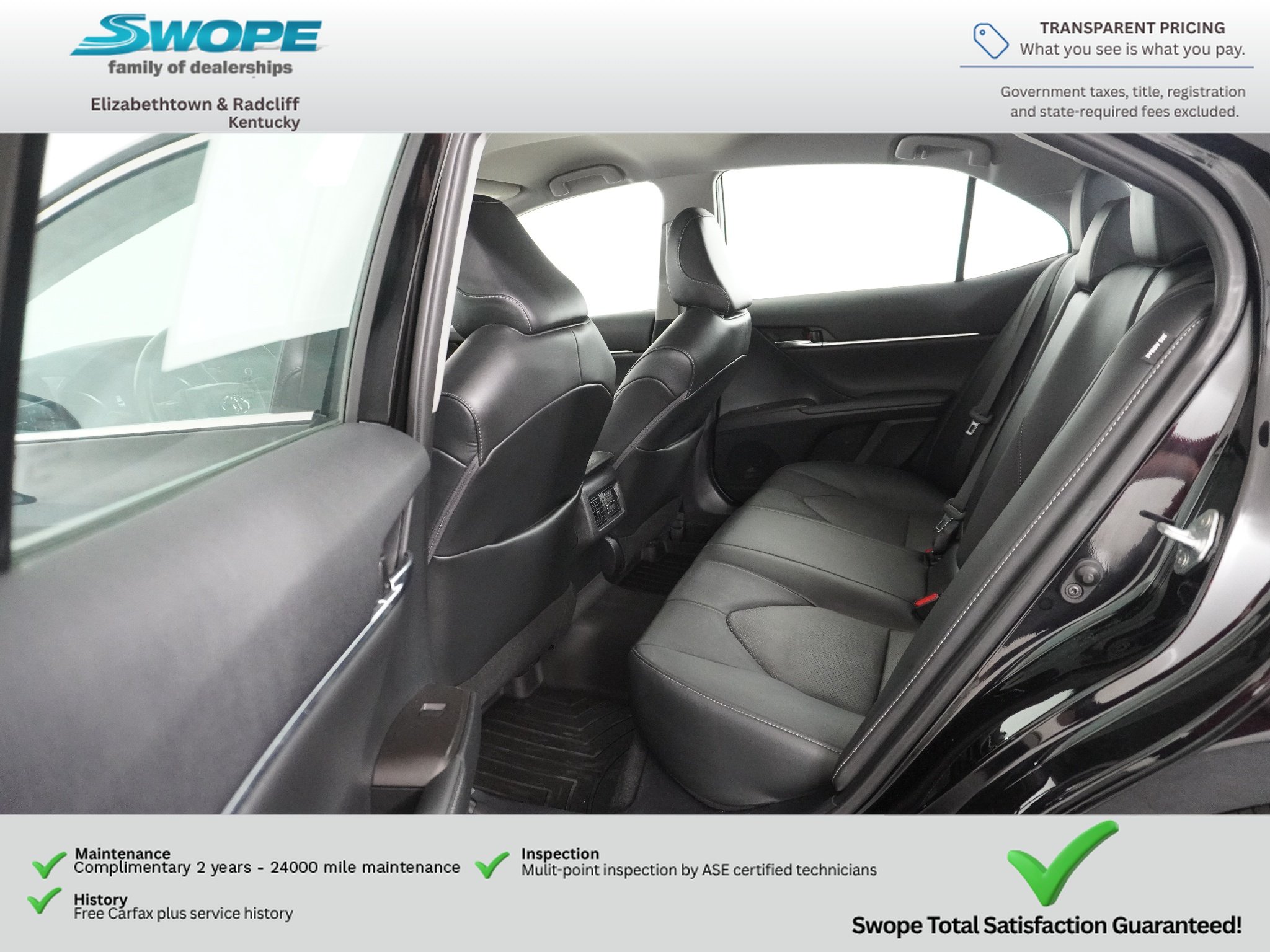 Used 2024 Midnight Black Metallic Toyota XSE image 12