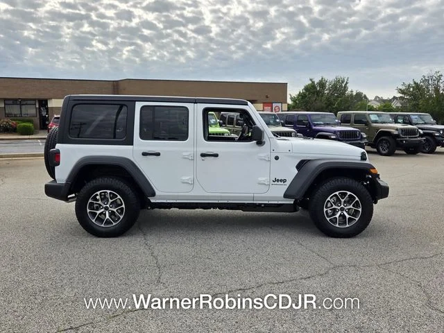 New 2026 Bright White Clear-Coat Exterior Paint Jeep Sport S image 12