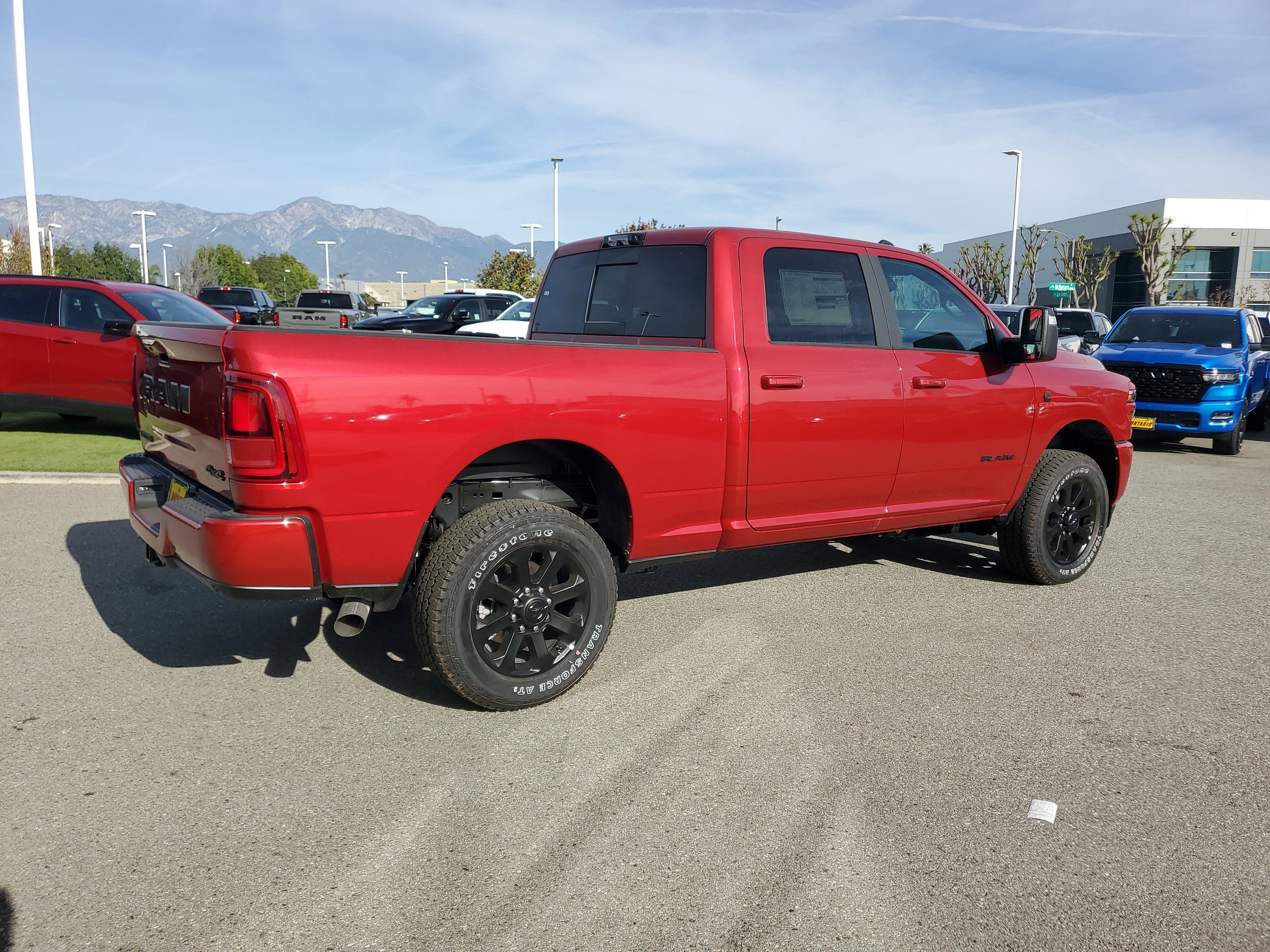 New 2026 Molten Red Pearl-Coat Exterior Paint RAM Laramie image 3
