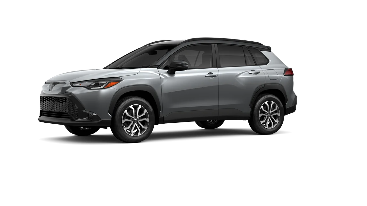 New 2025 Sonic Silver/Jet Black roof Toyota Hybrid SE image 2