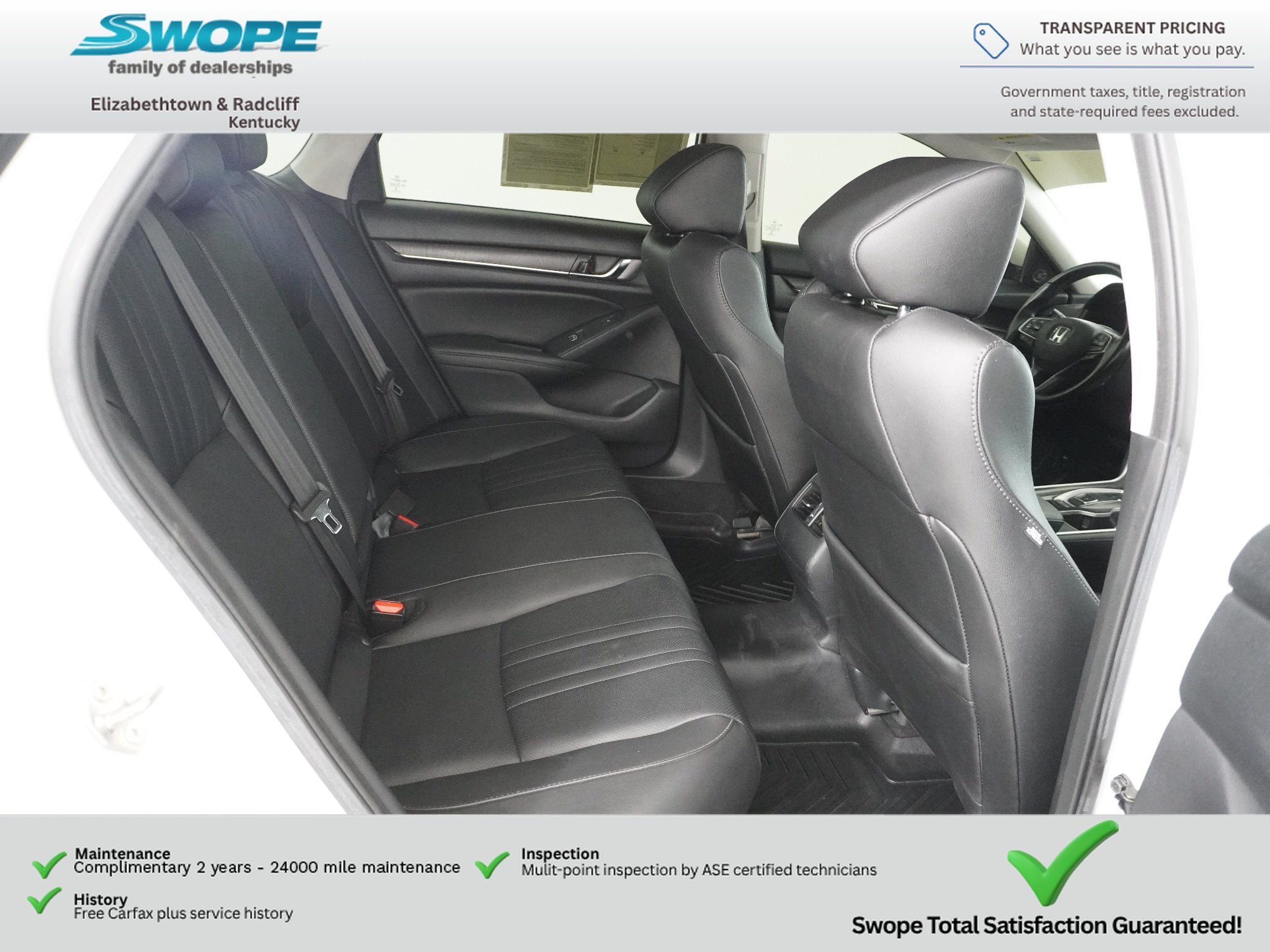 Used 2019 Platinum White Pearl Honda Touring 2.0T image 10