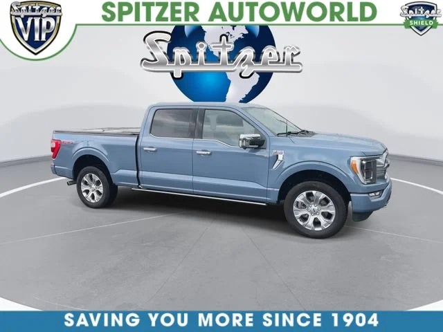 Certified Used 2023 Azure Gray Metallic Ford Platinum image 2