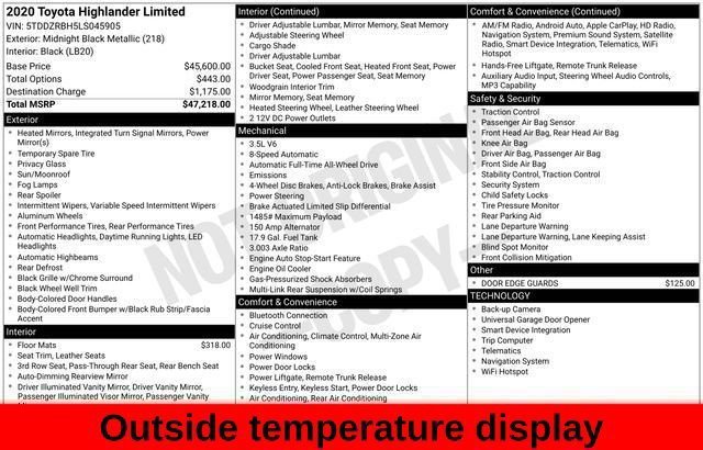 Used 2020 Black Toyota Limited image 66