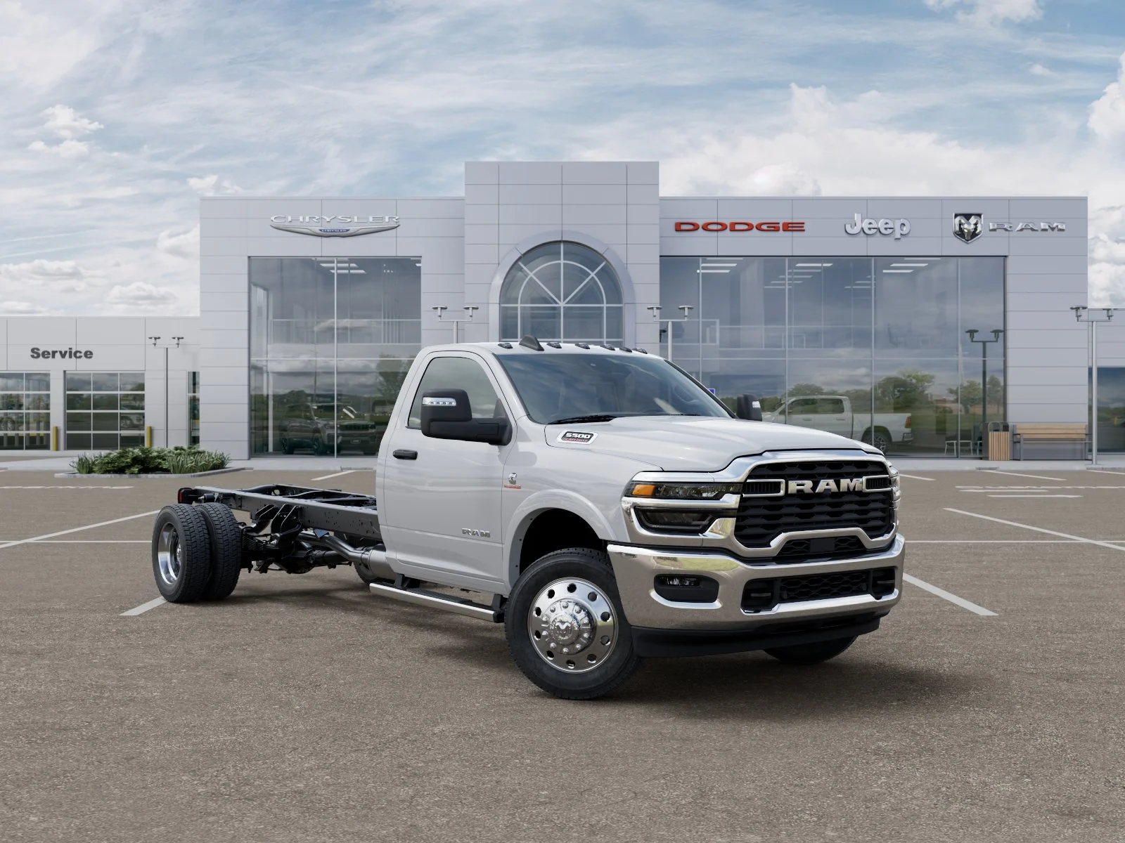 New 2026 Bright White Clear-Coat Exterior Paint RAM Tradesman image 37