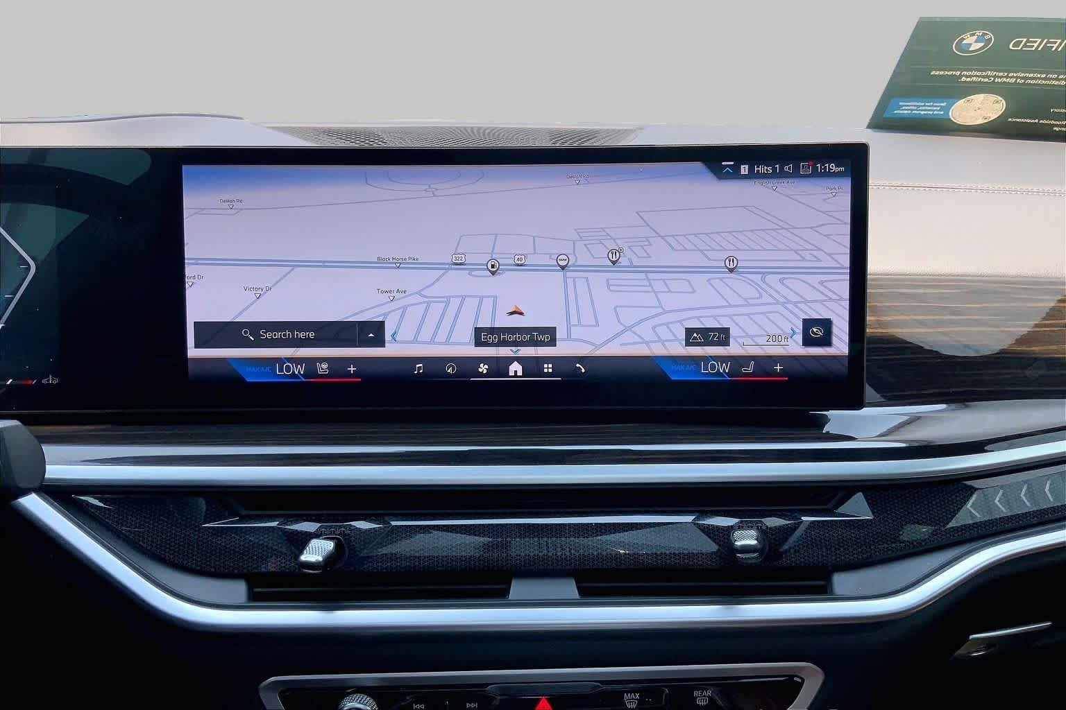 Certified Used 2024 Black Sapphire Metallic BMW xDrive40i image 6