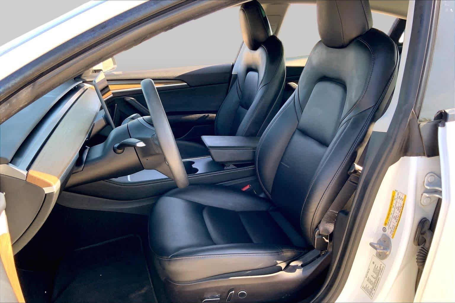 Used 2021 Pearl White Multi-Coat Tesla Long Range image 7