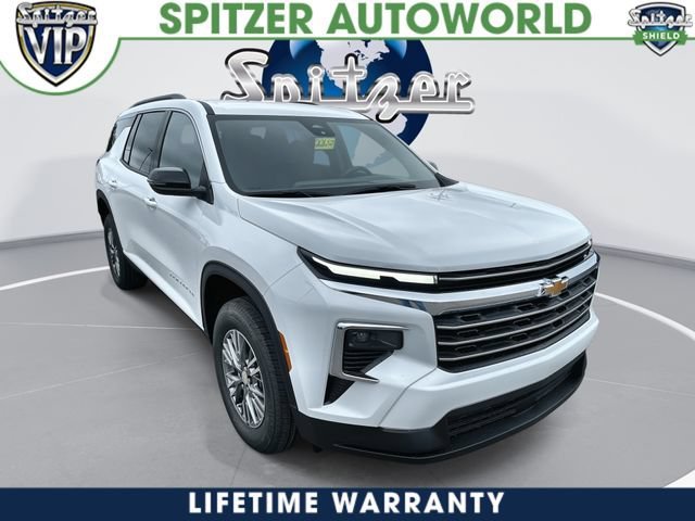 2026 Chevrolet Traverse LT White at Spitzer Autoworld Chevy Buick GMC Cadillac
