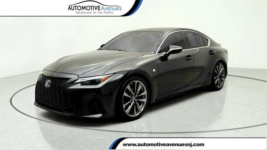 Used 2021 Caviar Lexus IS 350 F SPORT RWD w/ Intuitive Parking Assist image 1