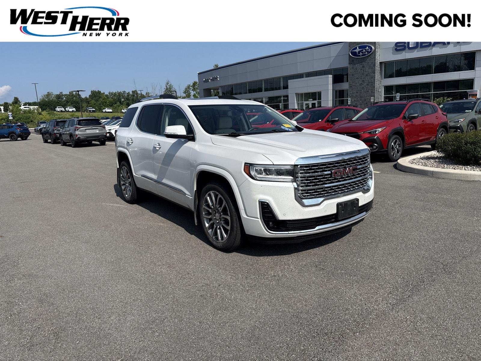 Used 2023 White Frost Tricoat GMC Denali image 1